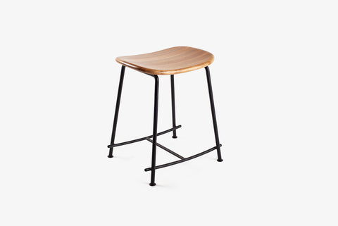 Banco bajo BOW madera de encino