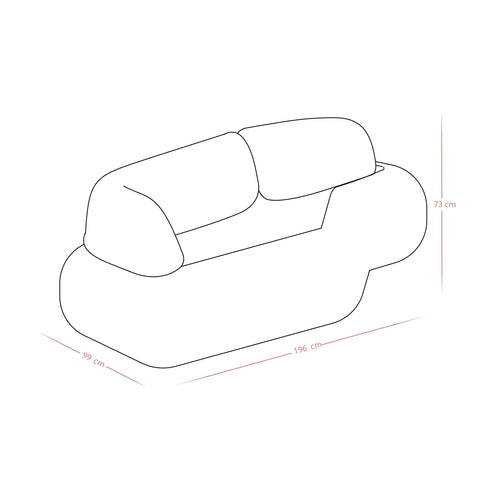 Glam Emboss Sofa