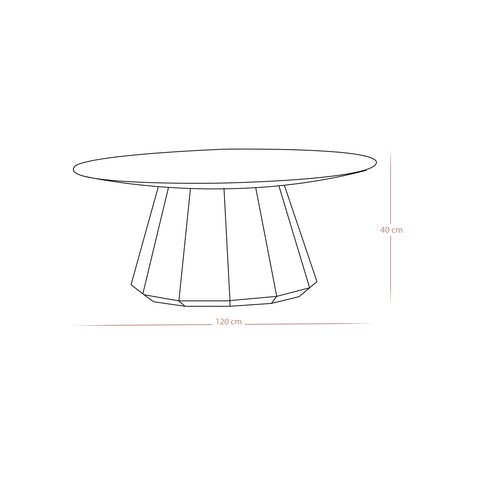 Walnut Facet Table