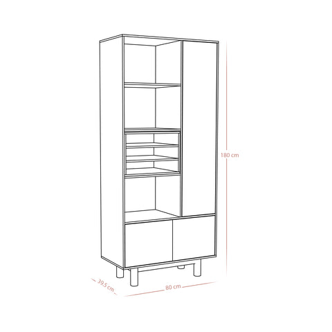 Fresh Encino Bookcase